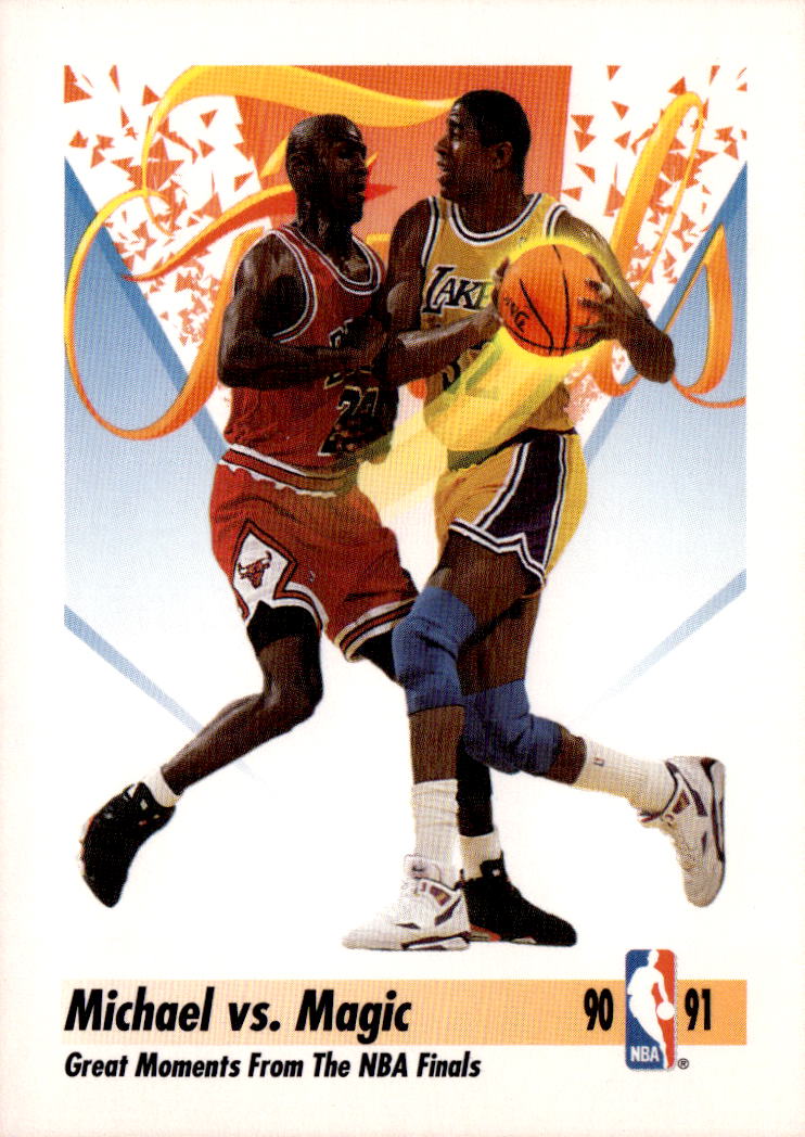 1991-92 SkyBox #333 Michael vs. Magic