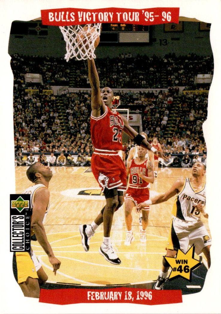 1996-97 Collector's Choice French #26 Michael Jordan / Scottie Pippen