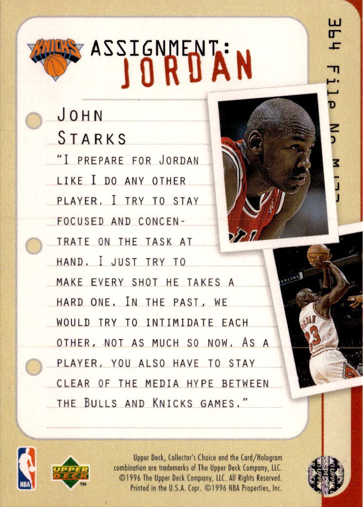 1996-97 Collector's Choice #364 John Starks