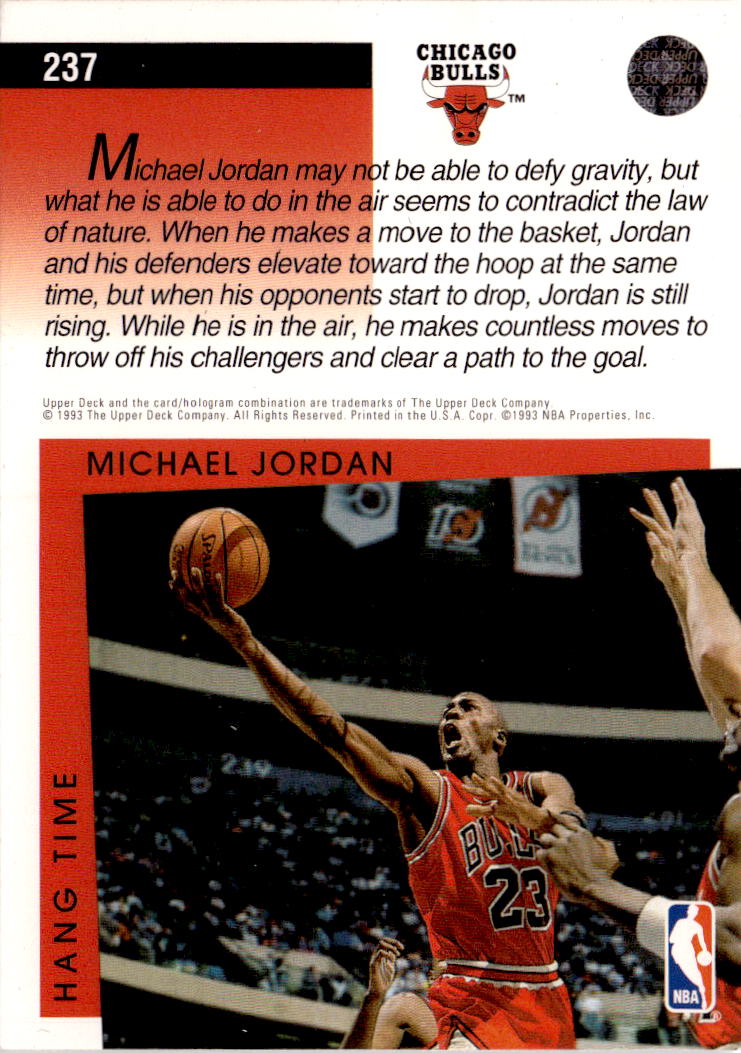 1993-94 Upper Deck #237 Michael Jordan
