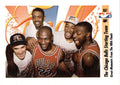 1991-92 SkyBox #337 The Chicago Bulls Starting Team