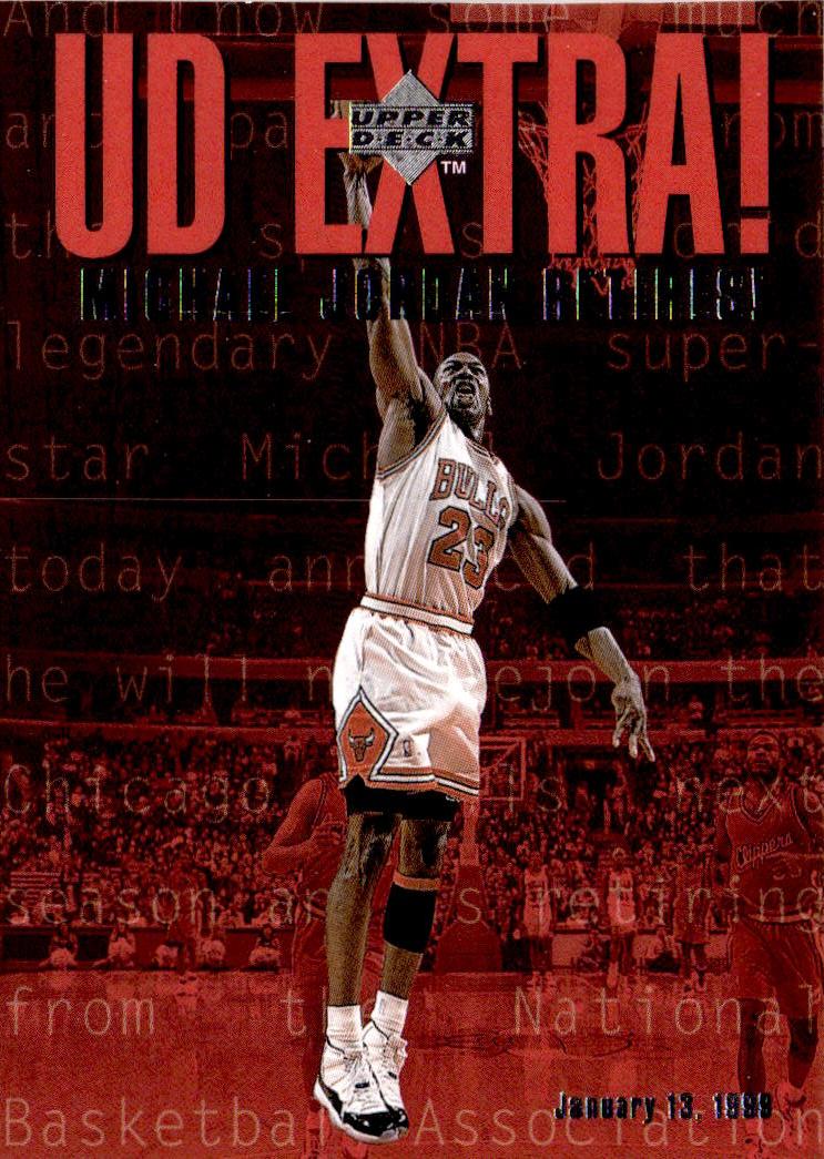 1998-99 Upper Deck #UDX Michael Jordan