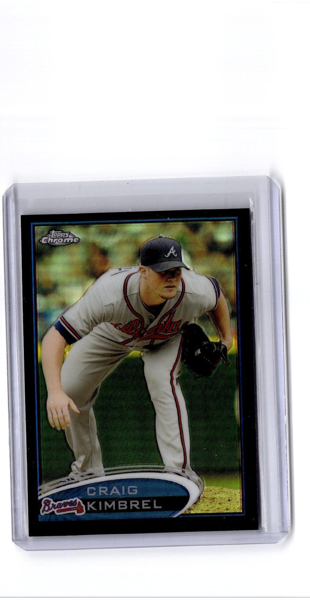 2012 Topps Chrome #2 Craig Kimbrel Black Refractors #/100