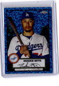 2021 Topps Chrome Platinum Anniversary Mookie Betts Blue Mini-Diamond #/199