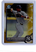 2022 Bowman #BCP-140 Alexander Vargas Chrome Prospects Gold Refractors #/50