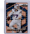 2025 Panini Mosaic #9 Josh Allen Epic Performers Mosaic Orange Fluorescent