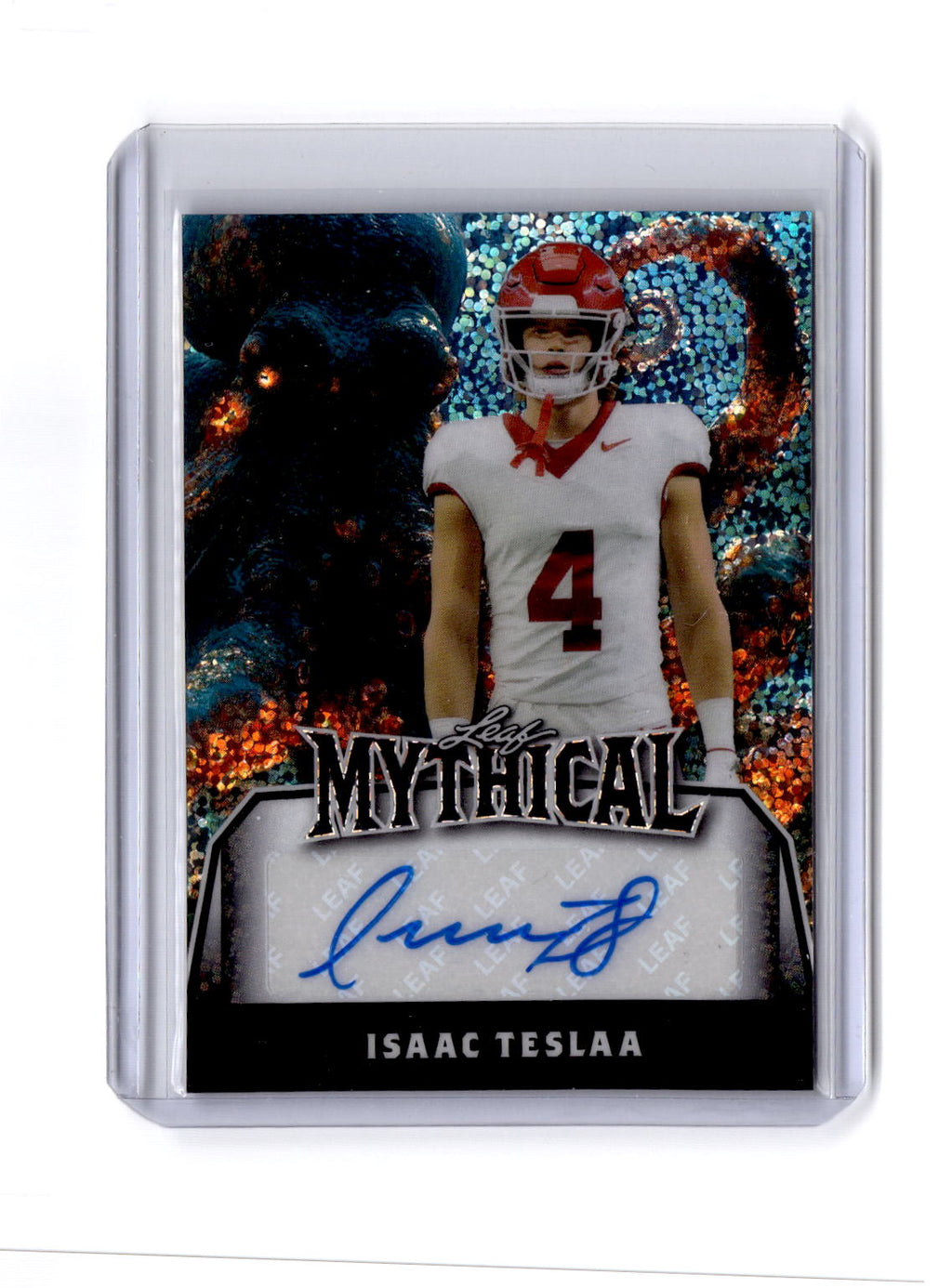 2025 Leaf Eclectic Signature Series  Isaac TeSlaa Mythical Prismatic Kraken #/1