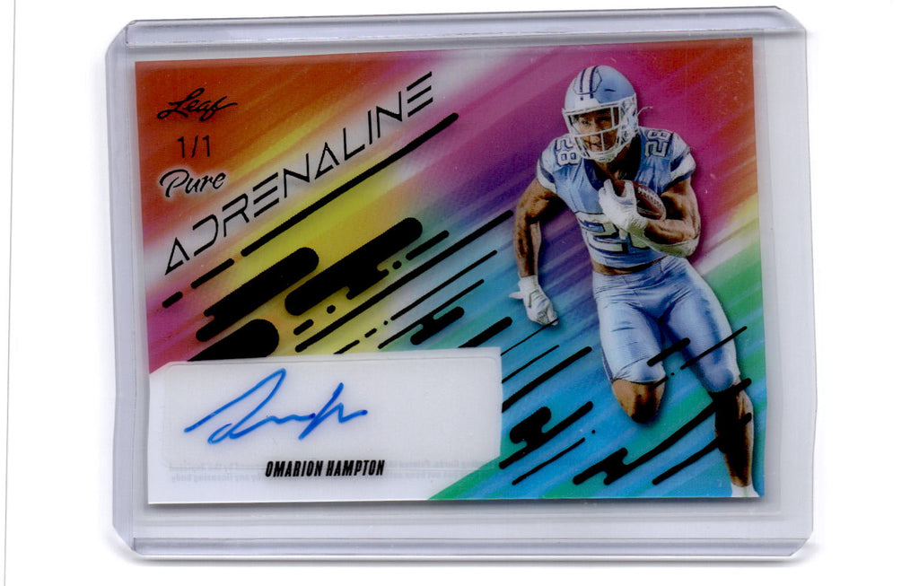 2025 Leaf Pure Omarion Hampton Pure Adrenaline Autographs Clear Bronze #1/1