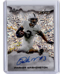 2025 Leaf Eclectic Parker Washington Flash Base Autographs Prismatic Silver 1/1