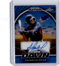 2025 Leaf Baseball Nation Franklin Arias A New Dawn Auto Lava Platinum Blue/7
