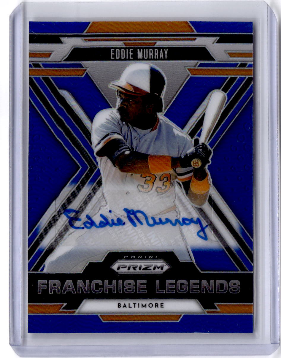 2026 Panini Prizm Eddie Murray Franchise Legends Signatures Blue Prizm #/49