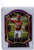 2020 Panini Select #2 Patrick Mahomes II Purple Prizm Die Cut