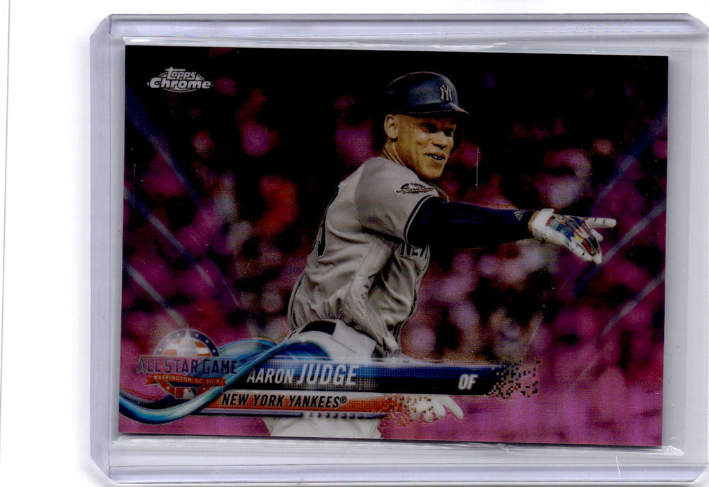 2018 Topps Chrome Update #HMT70 Aaron Judge Pink Refractor