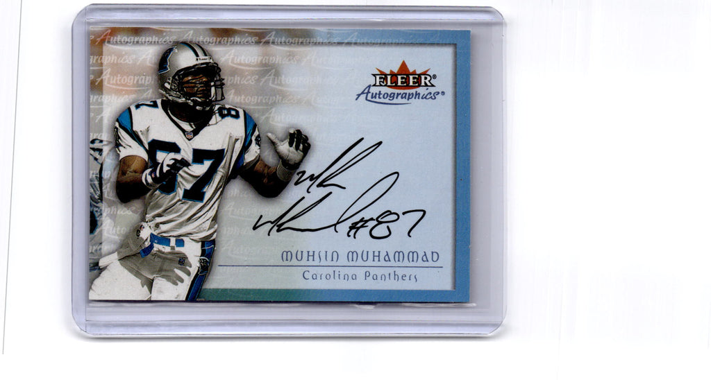 2000 Fleer Tradition #NNO Muhsin Muhammad Autographics
