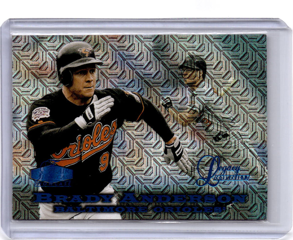 1998 Flair Showcase #58 Brady Anderson Legacy Collection Row 0 (Showcase) #/100
