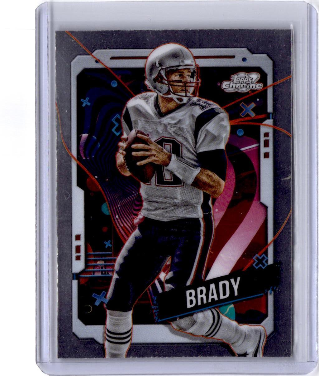 2024 Topps Chrome Cosmic #63 Tom Brady Nucleus Refractor
