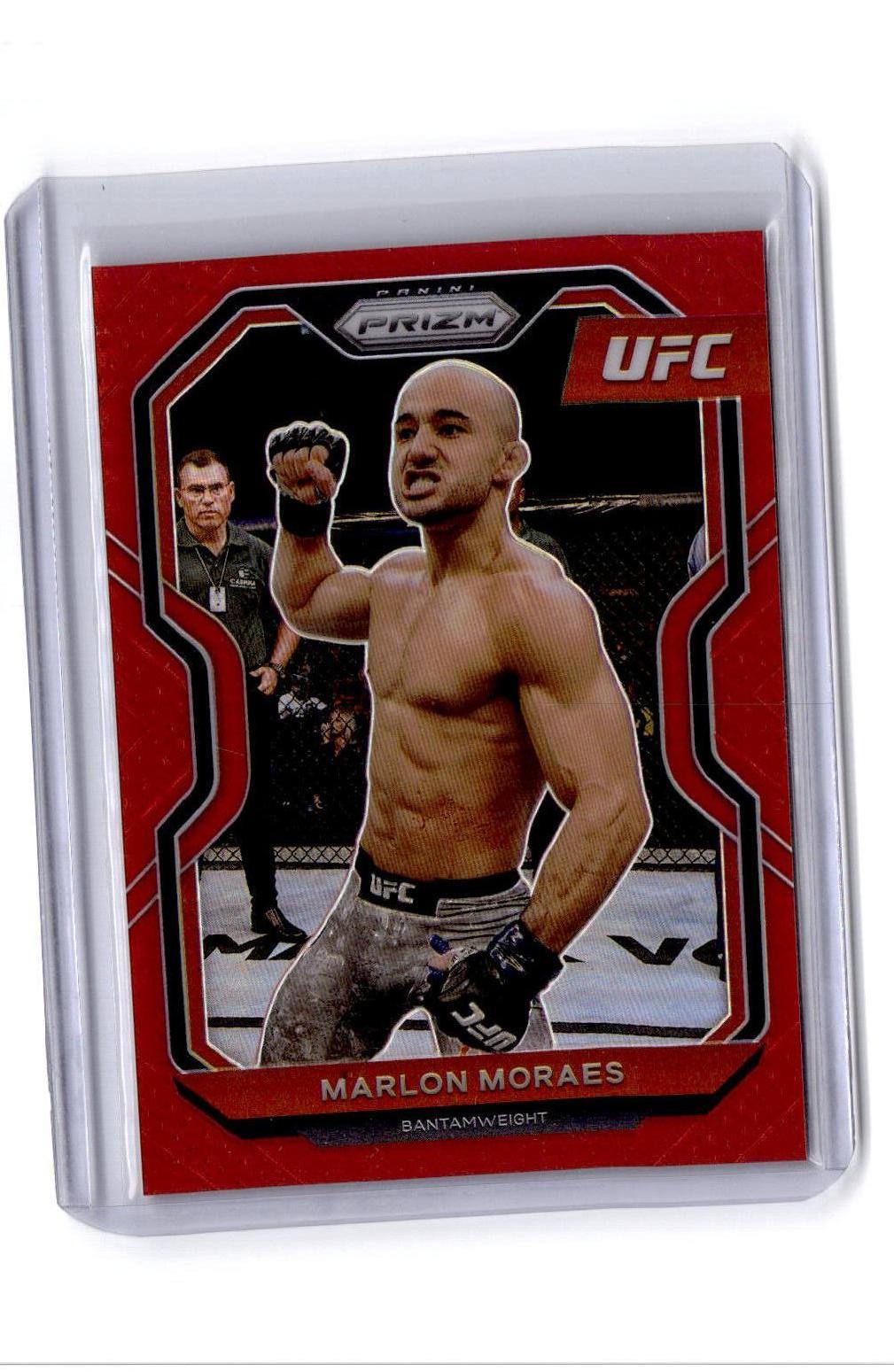 2021 Panini Prizm UFC #57 Marlon Moraes Red Prizm
