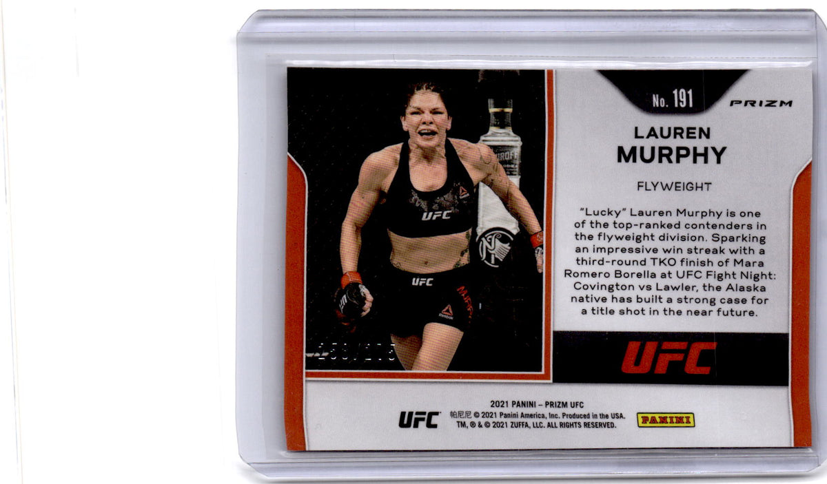 2021 Panini Prizm UFC #191 Lauren Murphy Red Prizm