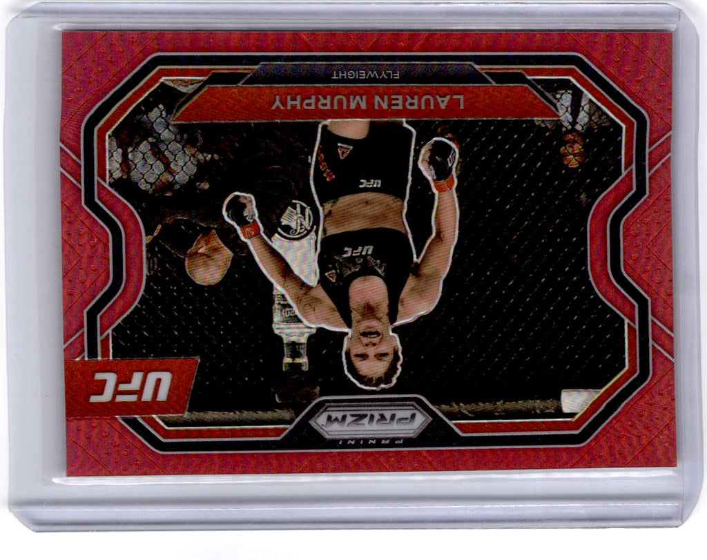 2021 Panini Prizm UFC #191 Lauren Murphy Red Prizm