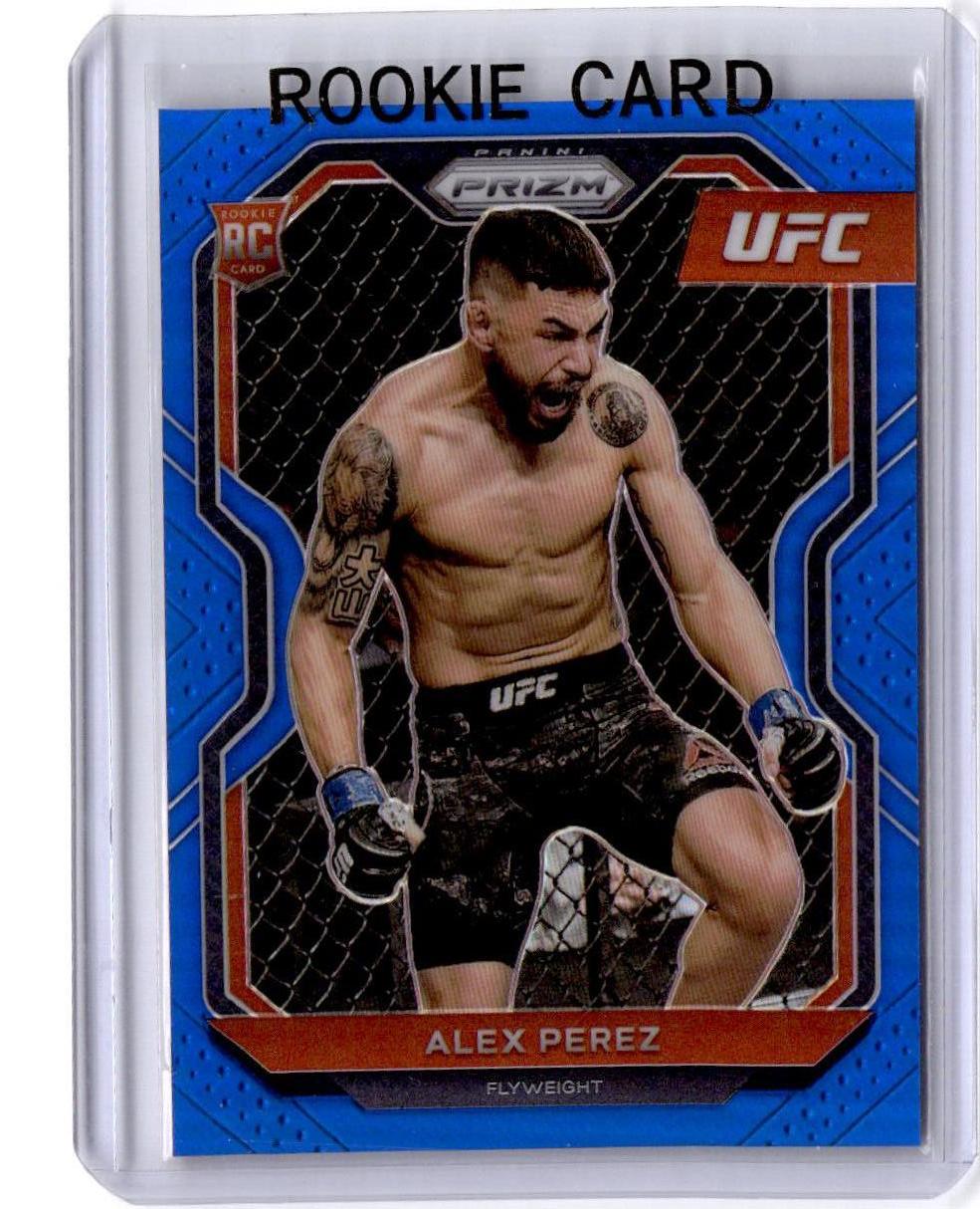 2021 Panini Prizm UFC #26 Alex Perez Blue Prizm