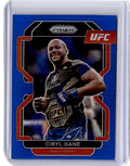 2022 Panini Prizm UFC #101 Ciryl Gane Blue Prizm