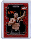 2022 Panini Prizm UFC #123 Dustin Jacoby Ruby Wave