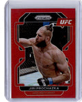 2022 Panini Prizm UFC #185 Jiri Prochazka Red Prizm #/299