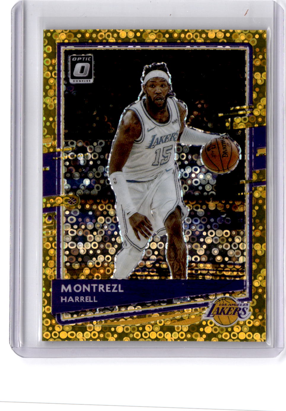 2020-21 Donruss Optic #56 Montrezl Harrell Gold Disco #/10