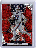 2022 Panini Mosaic #253 Josh Allen Sparkle Red