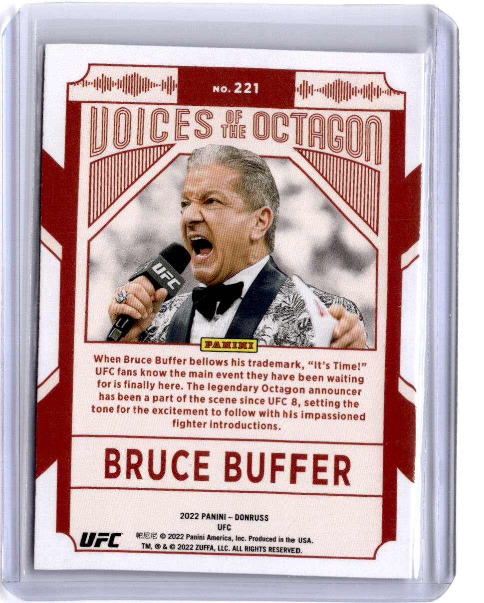 2022 Donruss UFC #221 Bruce Buffer