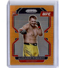 2022 Panini Prizm UFC #137 Alexandr Romanov Orange Prizm #/99