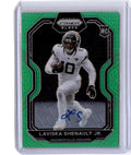 2020 Panini Chronicles Laviska Shenault Jr. Prizm Black Signatures Green #/49