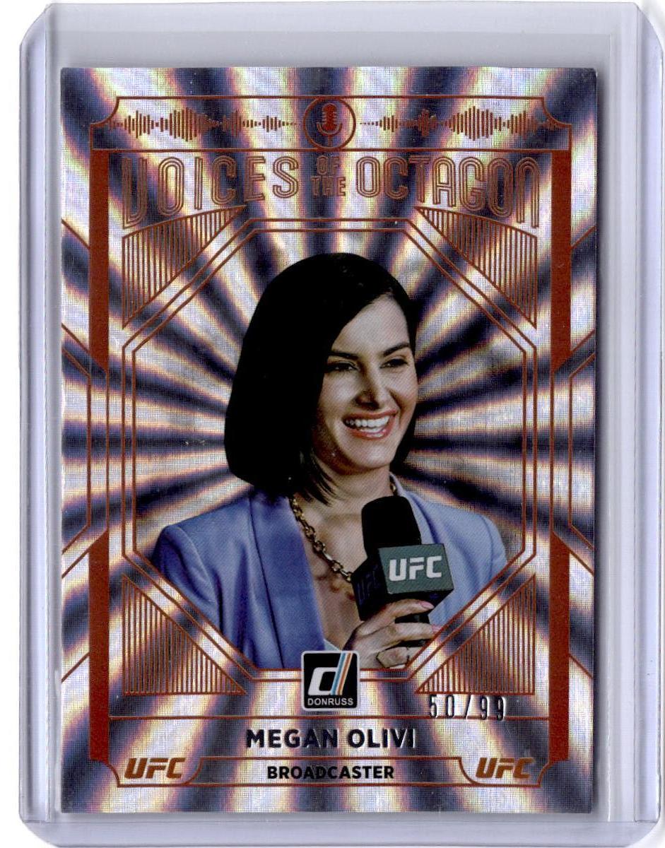2022 Donruss UFC #223 Megan Olivi Holo Laser