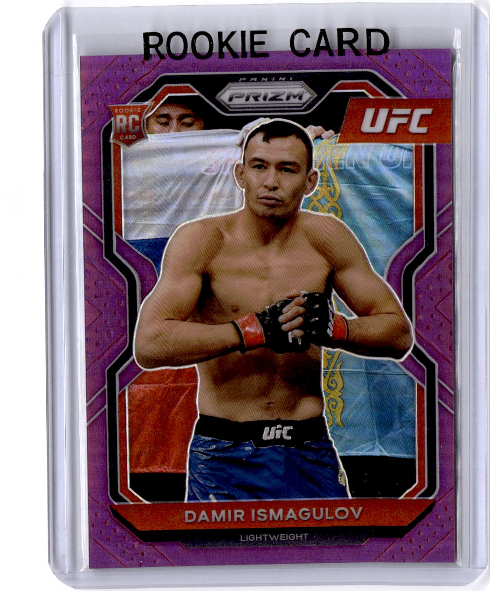 2021 Panini Prizm UFC #60 Damir Ismagulov Purple Prizm #/149