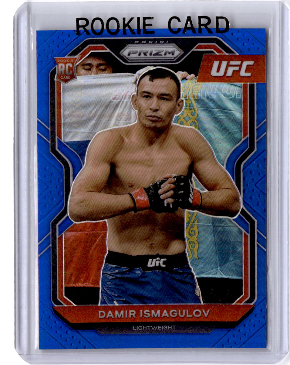 2021 Panini Prizm UFC #60 Damir Ismagulov Blue Prizm