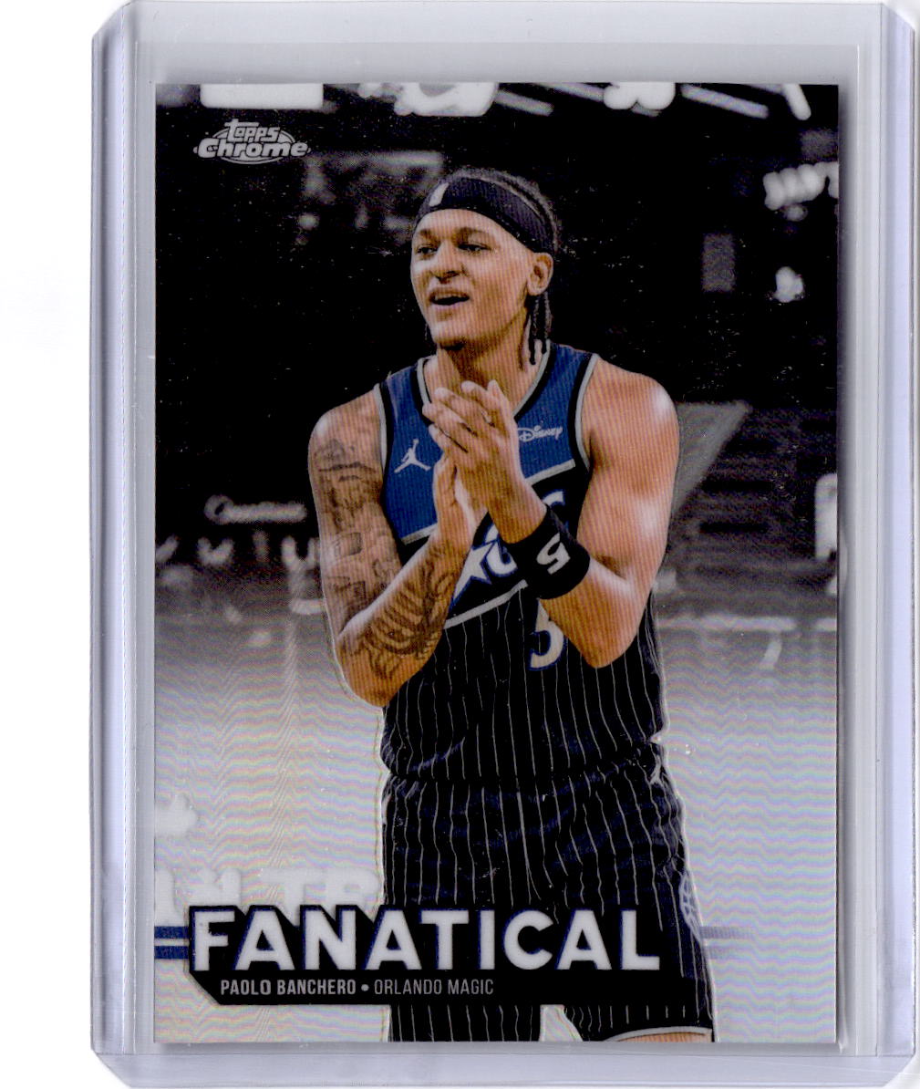2025-26 Topps Chrome Update #FAN-2 Paolo Banchero Fanatical