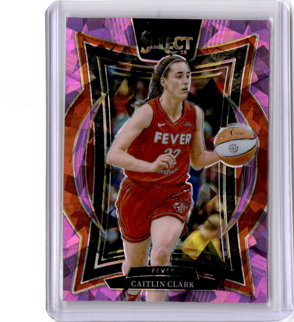 2025 Panini Select WNBA #41 Caitlin Clark Pink Ice Prizm