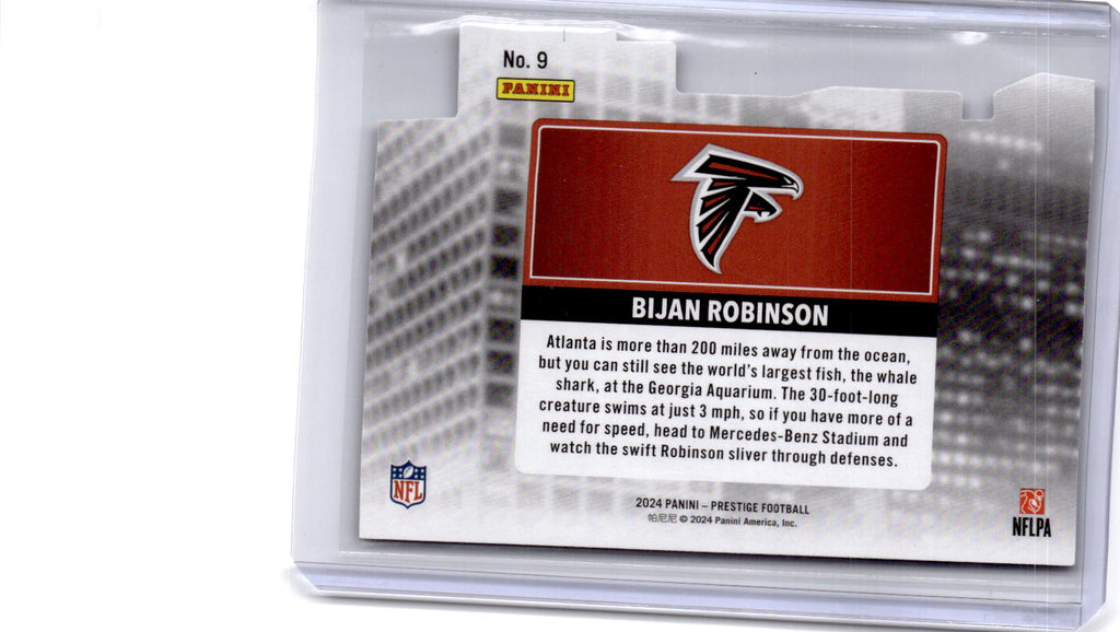 2024 Panini Prestige #9 Bijan Robinson City Limits