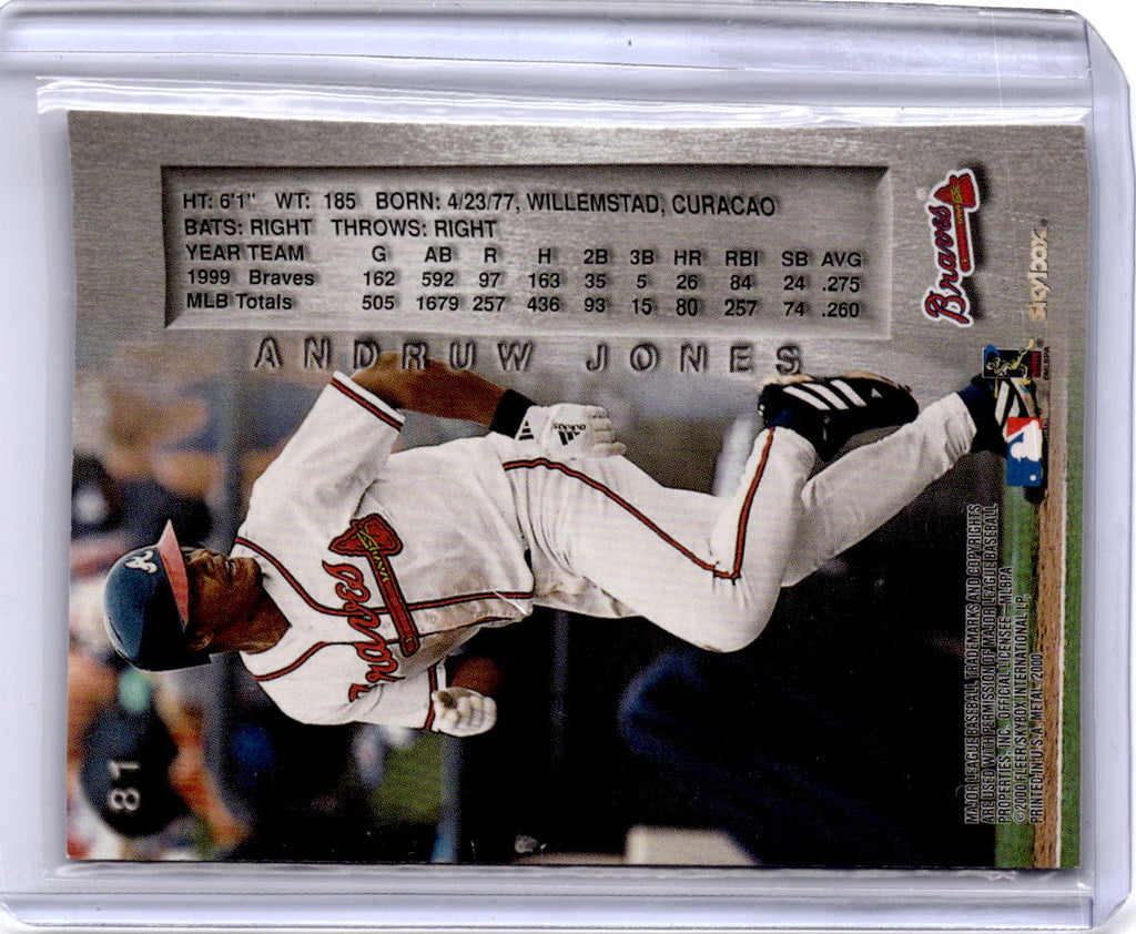 2000 Metal #81 Andruw Jones