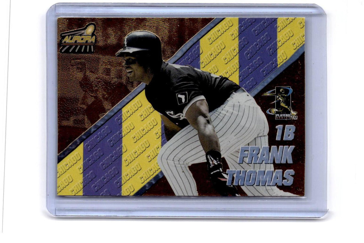1998 Pacific Aurora #35 Frank Thomas Pennant Fever