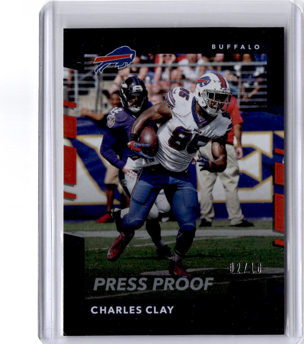 2017 Donruss #148 Charles Clay Press Proof Black #/10