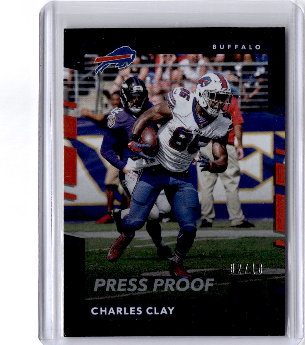 2017 Donruss #148 Charles Clay Press Proof Black #/10