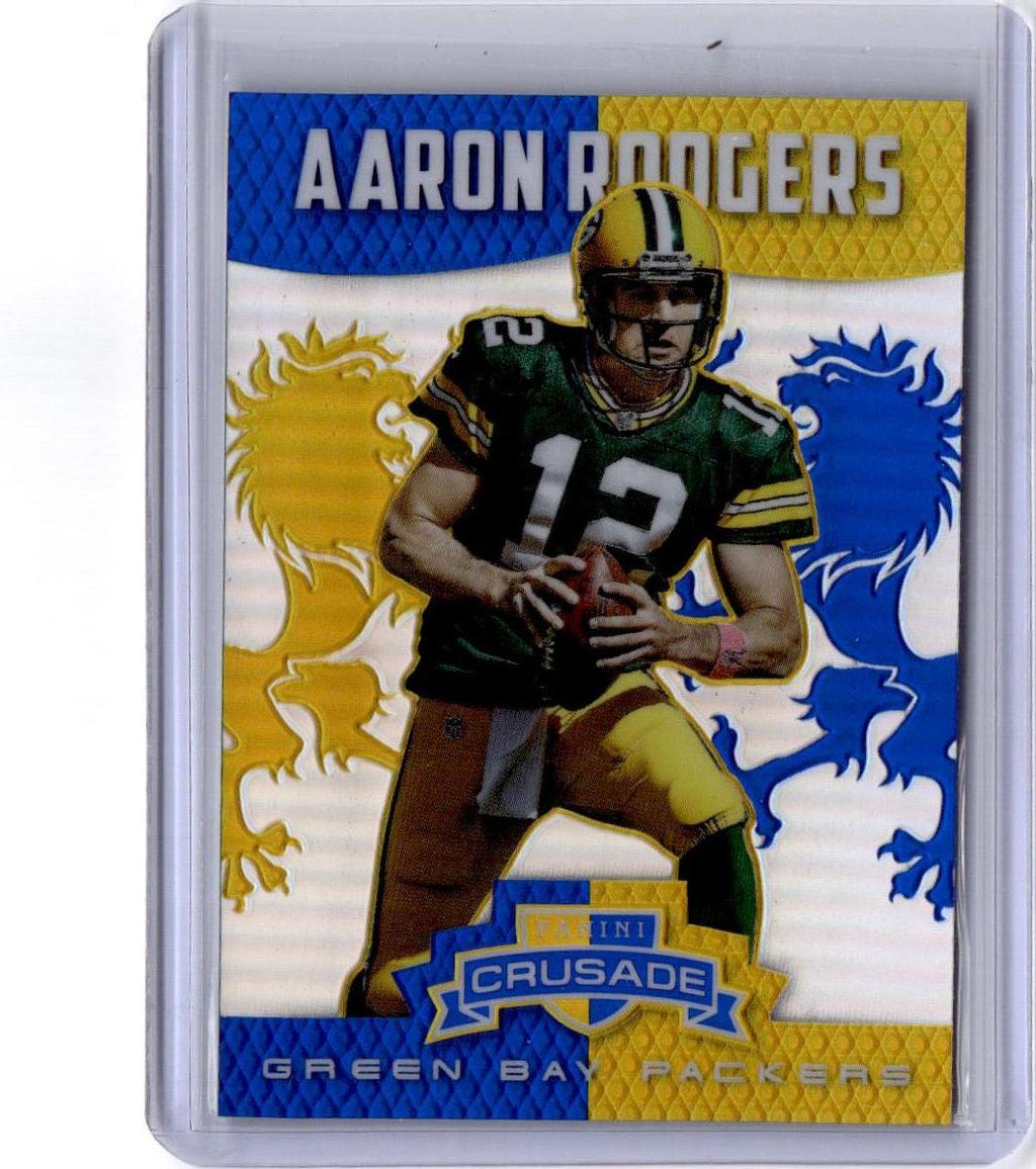 2014 Panini Rookies & Stars #34 Aaron Rodgers Crusade Blue