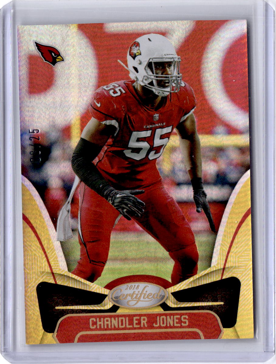 2018 Panini Certified #24 Chandler Jones Mirror Gold #/25