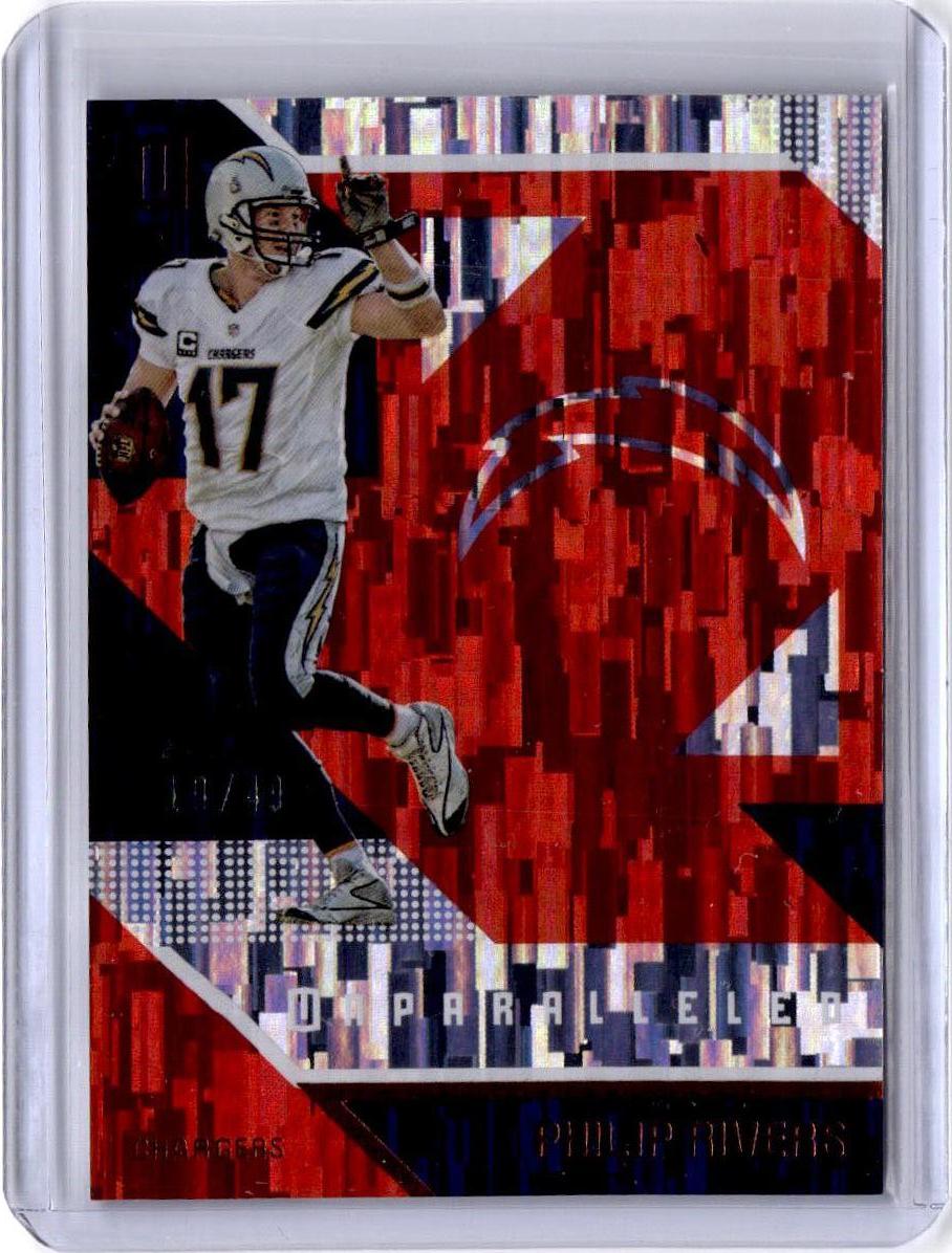 2016 Panini Unparalleled #14 Philip Rivers Red #/49