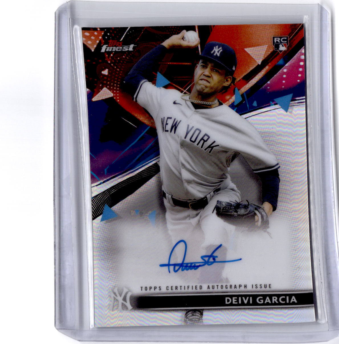 2021 Finest #FA-DG Deivi Garcia Finest Autographs Refractor