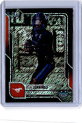 2025 Bowman University Chrome #152 Kevin Jennings Black Shimmer Refractor #/10