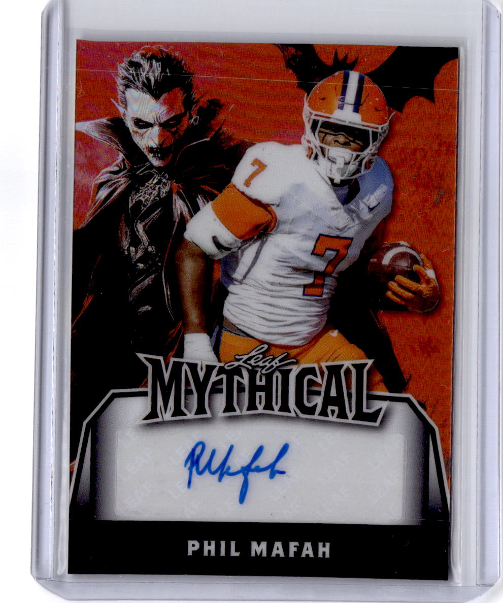 2025 Leaf Eclectic Signature Series Phil Mafah Mythical Prismatic Dracula #/1
