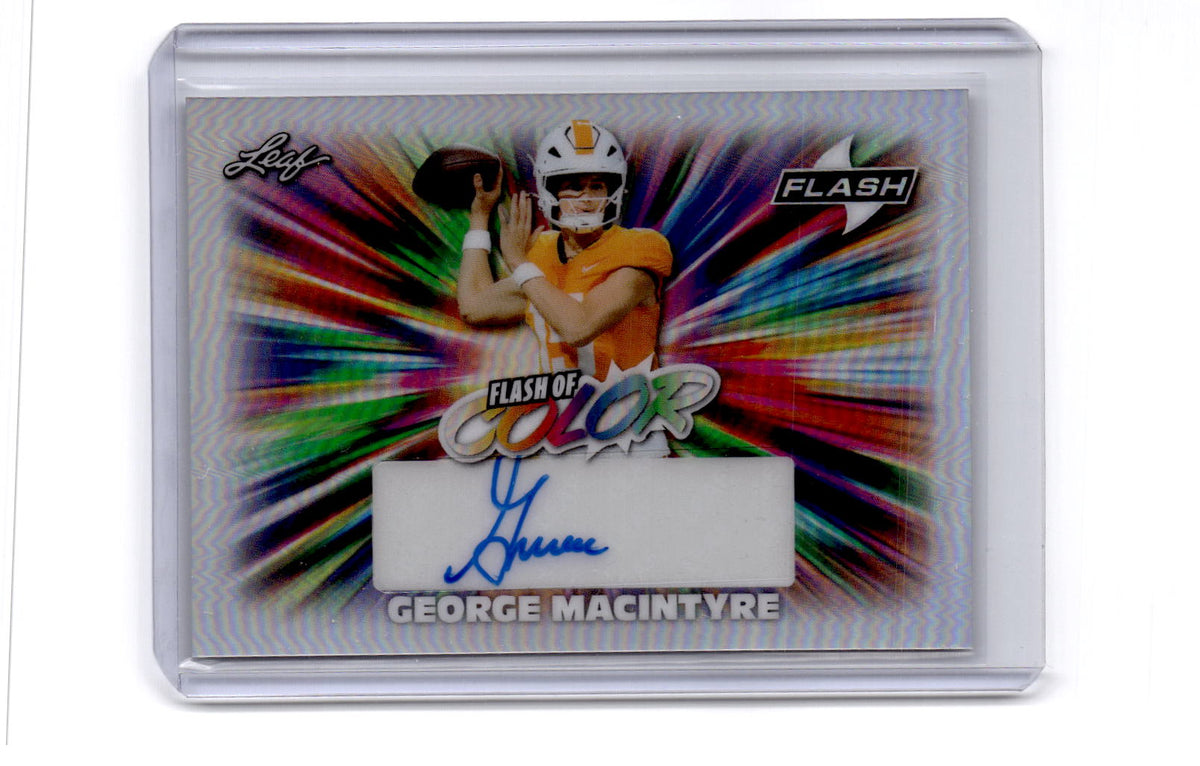 2025 Leaf Eclectic Signature George MacIntyre Flash o Color Prismatic Silver 1/1