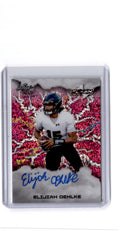 2025 Leaf Eclectic Signature Elijiah Oehlke Flash Autographs Prismatic Pink #/1